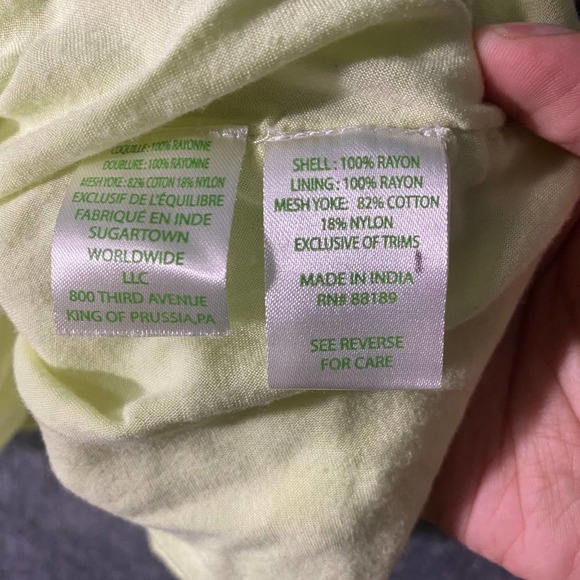 Lilly Pulitzer Cammie Dress XXS Lemon Drop Neon Yellow Green Embroidered Swing - Picture 11 of 14